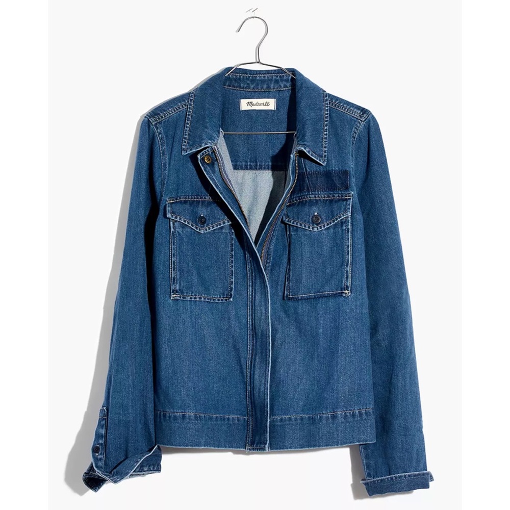 Madewell Denim Army Swing Jacket